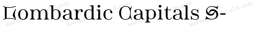 Lombardic Capitals S字体转换